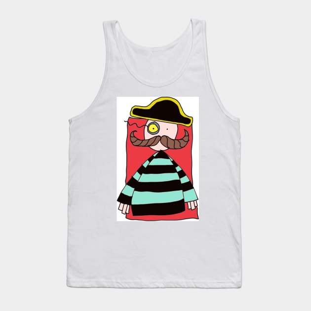 Pirate Tank Top by Jonesyinc